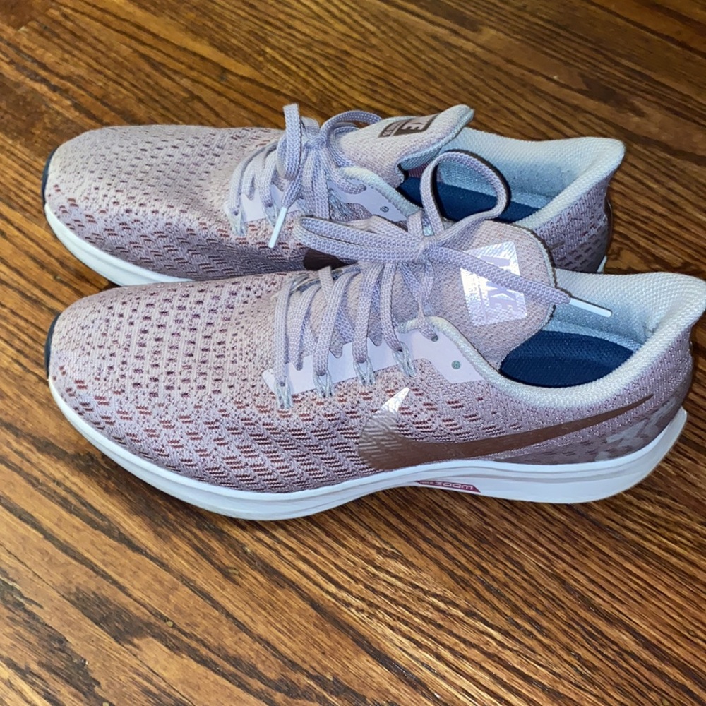 Lavender Nike tennis shoes, size 11